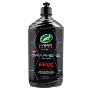 Turtle Wax Hybrid Solutions Pro Graphene Wax w czarnej butelce do ochrony lakieru.