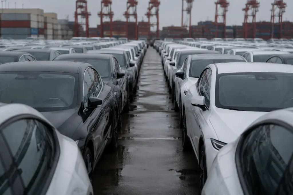 Nadwyżki aut na placach – efekt wojny cenowej w motoryzacji 2026